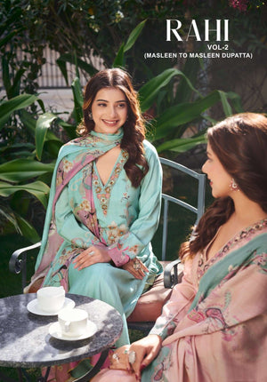 Rupali Fashion Rahi Vol 2 Premium Digital Printed Muslin Suit - Amrah Wholesale