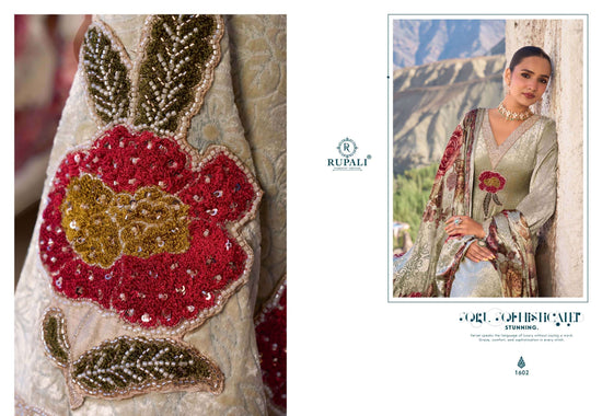 Rupali Fashion Rang Aashiqui Pure Viscose Velvet Brasso Dress Material