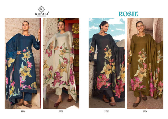 Rupali Fashion Rosie Pashmina Digital Printed Dress Material