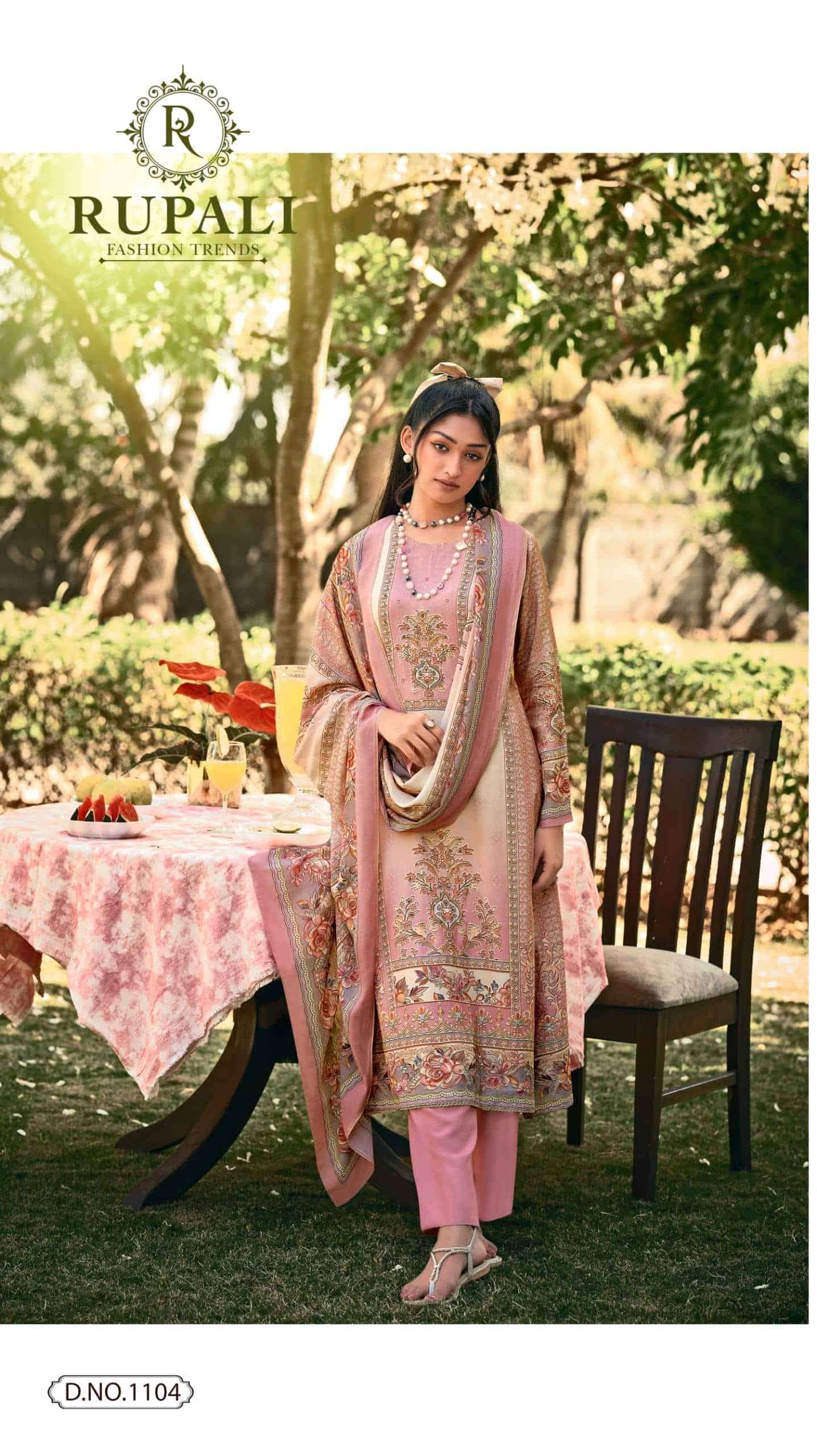 Rupali Fashion Ruhaniyat Muslin Dress Material