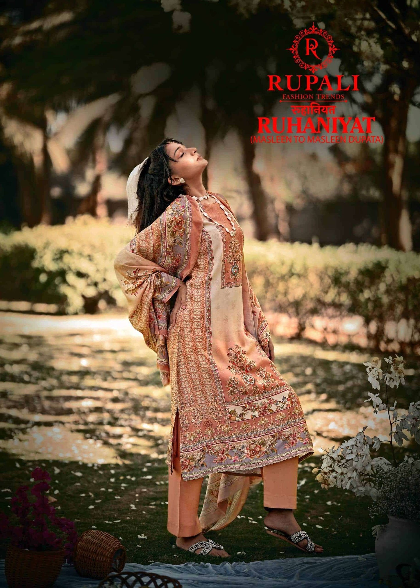 Rupali Fashion Ruhaniyat Muslin Dress Material