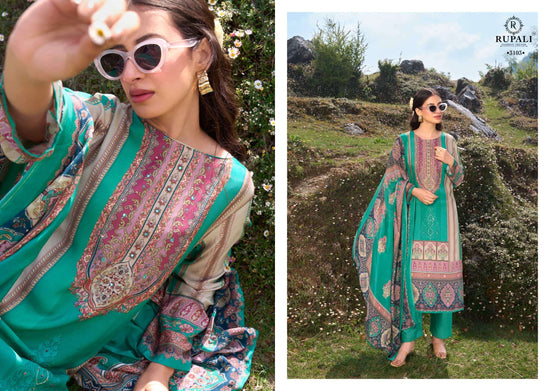 Rupali Fashion Saaz Muslin Viscose Dress Material