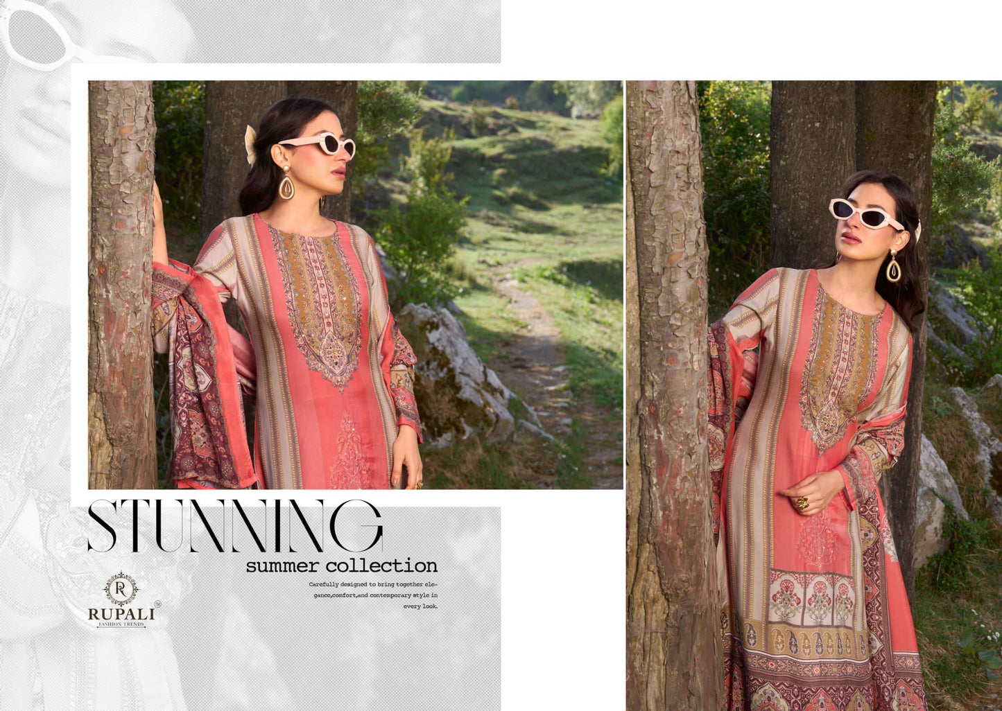 Rupali Fashion Saaz Muslin Viscose Dress Material