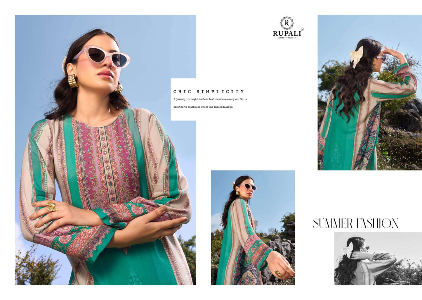 Rupali Fashion Saaz Muslin Viscose Dress Material
