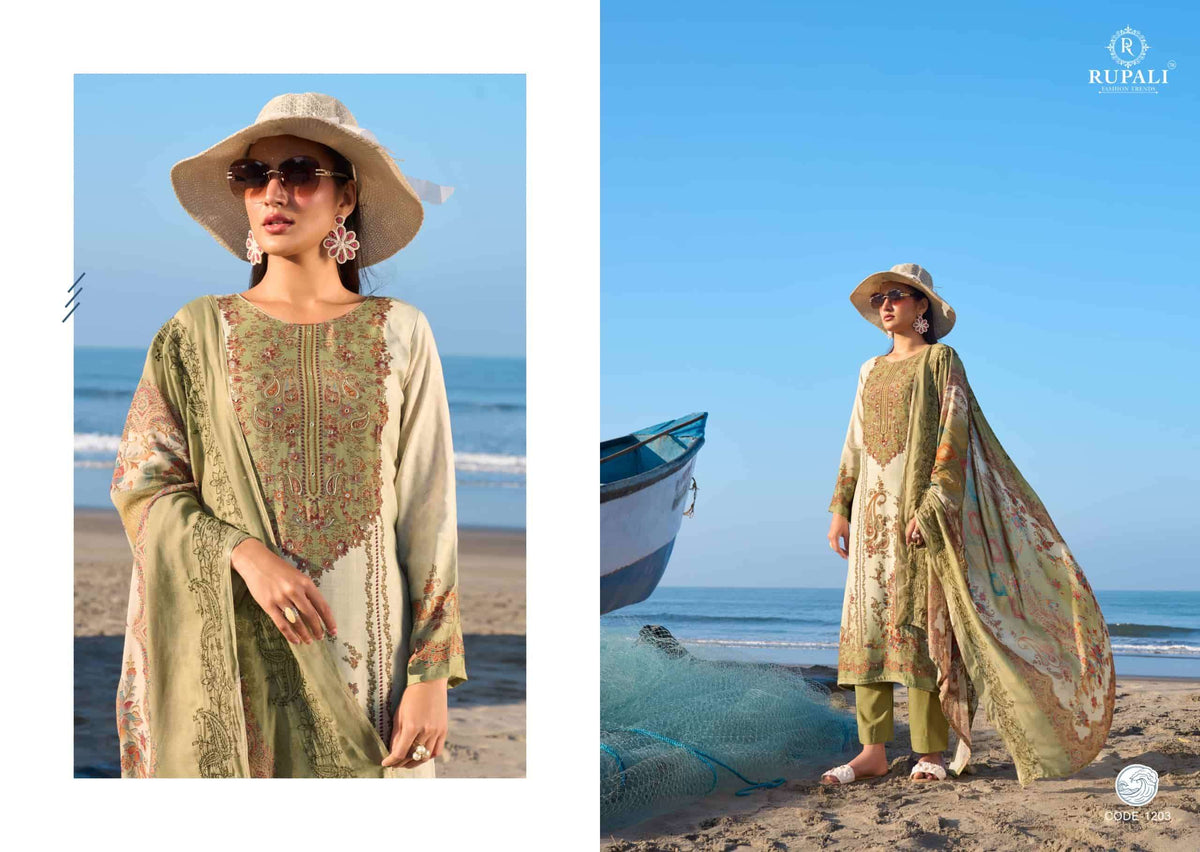 Rupali Fashion Sea Soul Dress Material Wholesale Catalogue - Amrah Wholesale