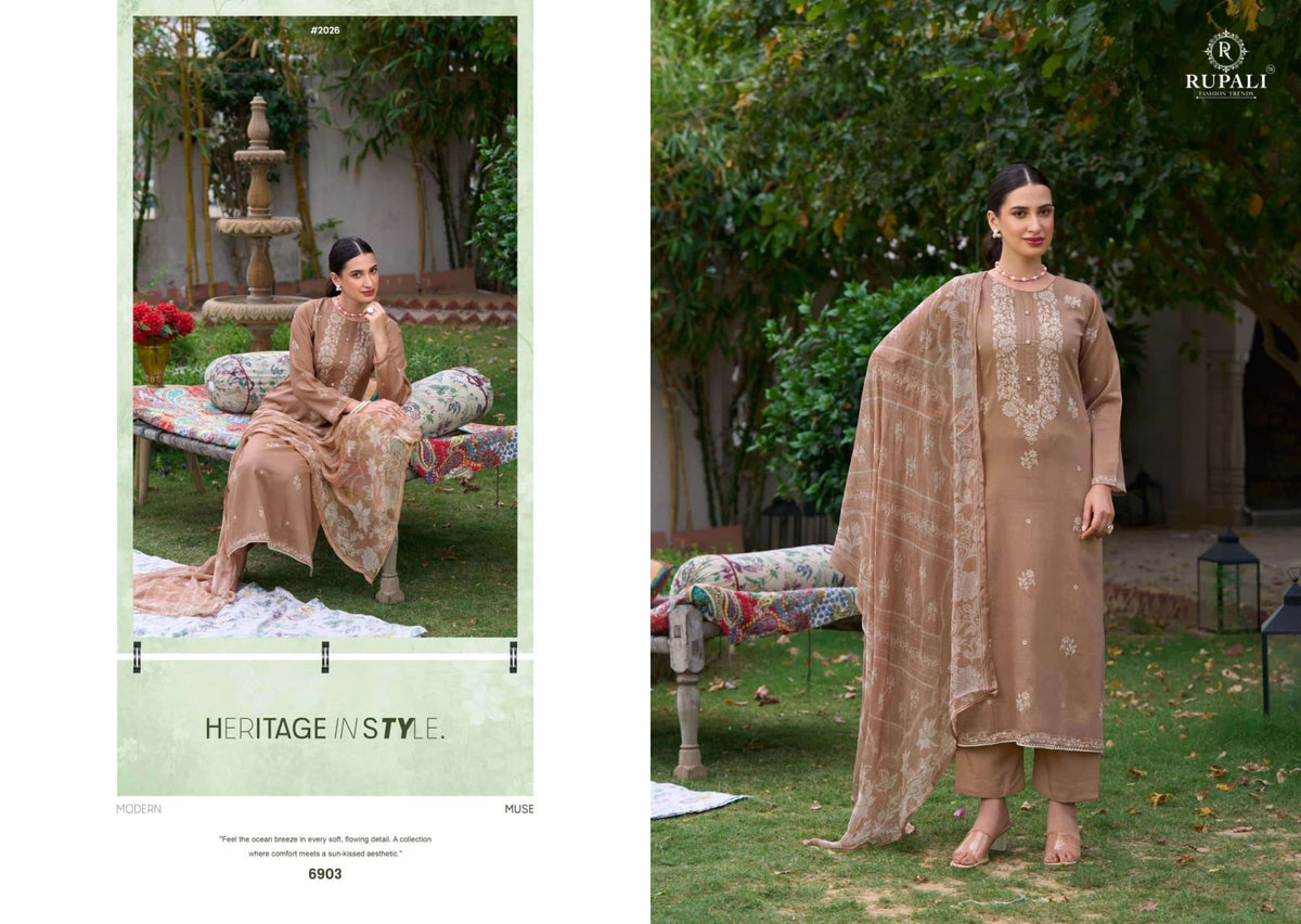 Rupali Fashion Shararat Jam Satin Dress Material - Amrah Wholesale