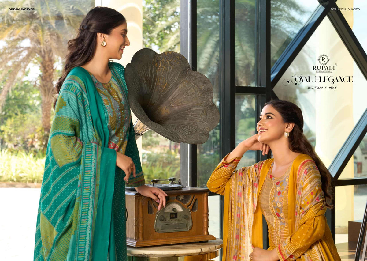 Rupali Fashion Siyaara Muslin Dress Material - Amrah Wholesale