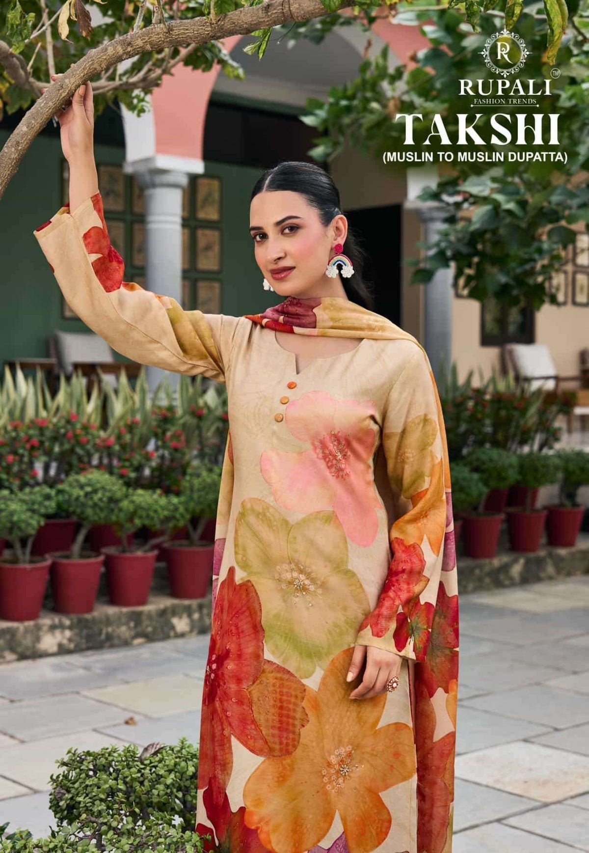 Rupali Fashion Takshi Pure Viscose Muslin Dress Material