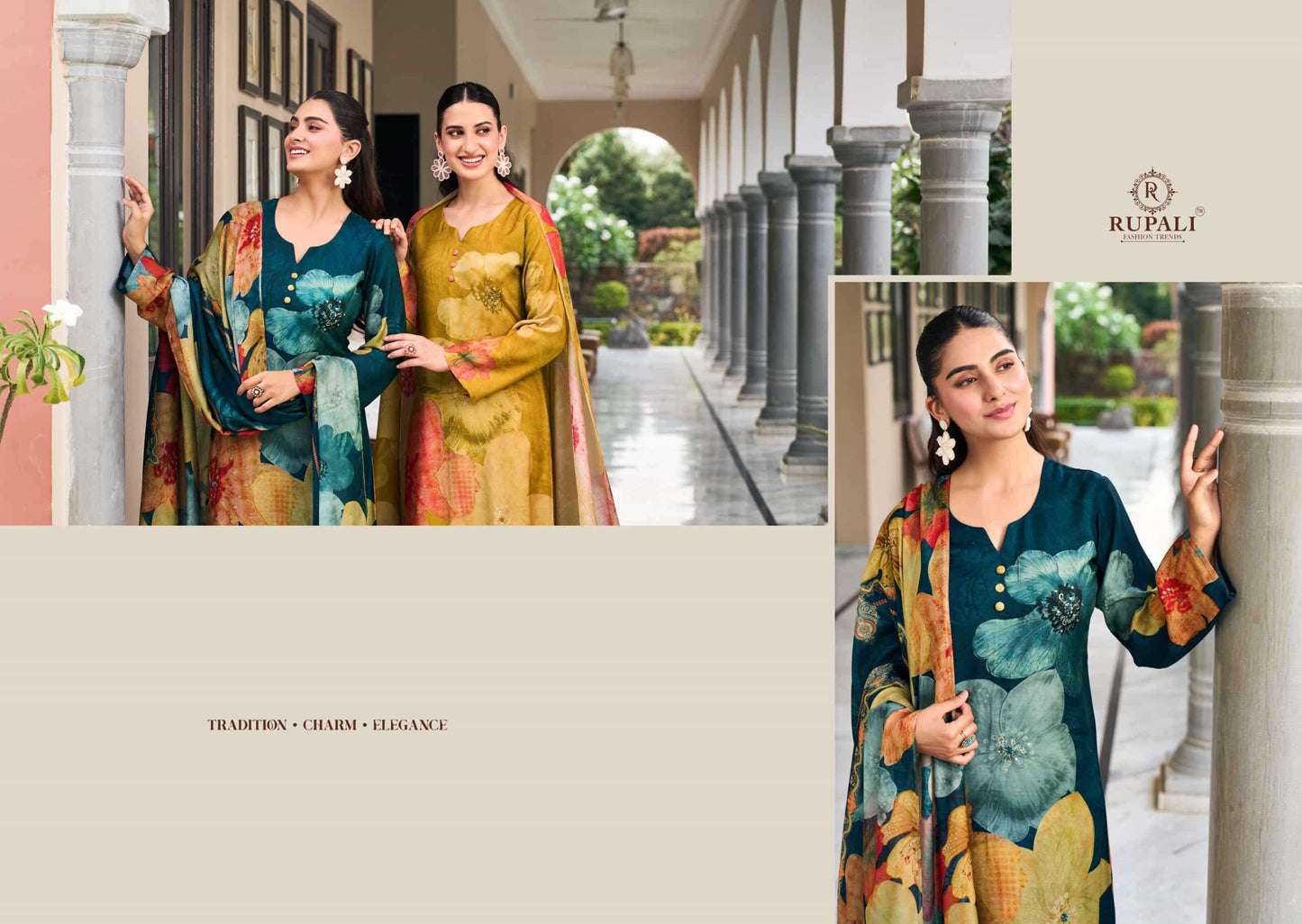 Rupali Fashion Takshi Pure Viscose Muslin Dress Material