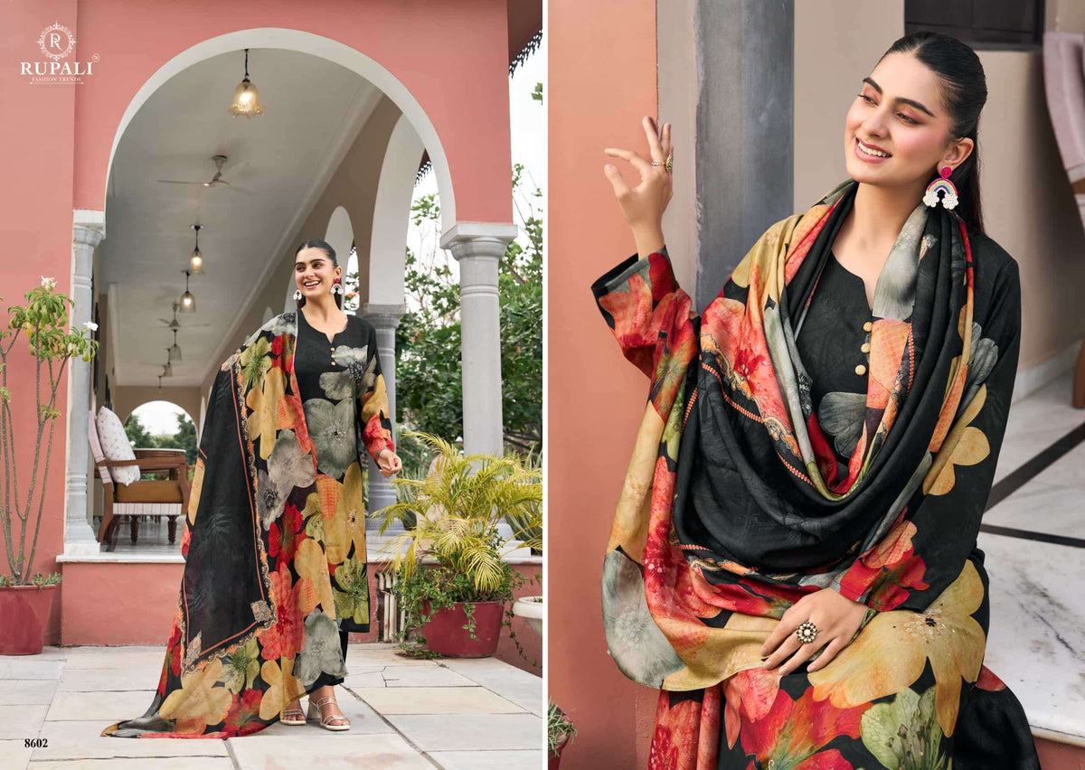 Rupali Fashion Takshi Pure Viscose Muslin Dress Material