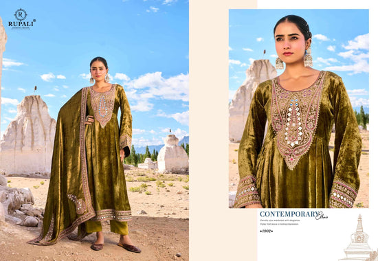Rupali Fashion Teri Mohabbat Pure Viscose Velvet Zardosi Suit