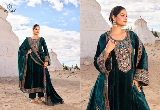 Rupali Fashion Teri Mohabbat Pure Viscose Velvet Zardosi Suit