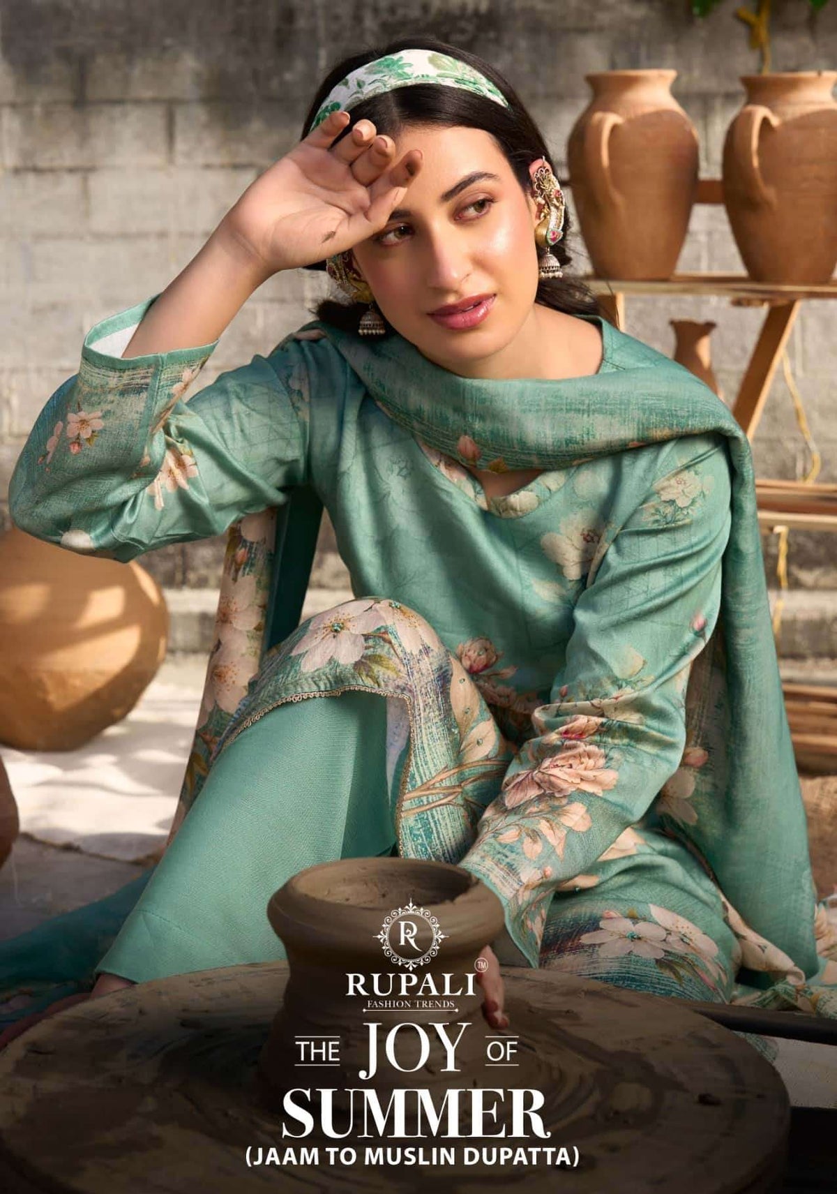 Rupali Fashion The Joy Of Summer Satin Dress Material - Amrah Wholesale