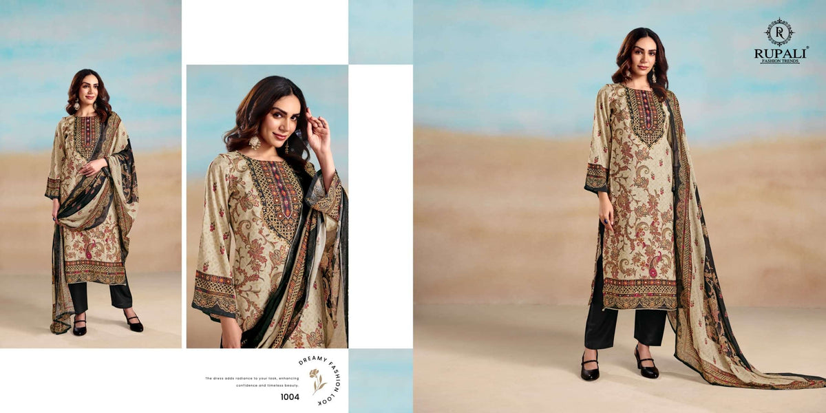Rupali Fashion The Summer Princess Vol 2 Viscose Muslin Dress Material - Amrah Wholesale