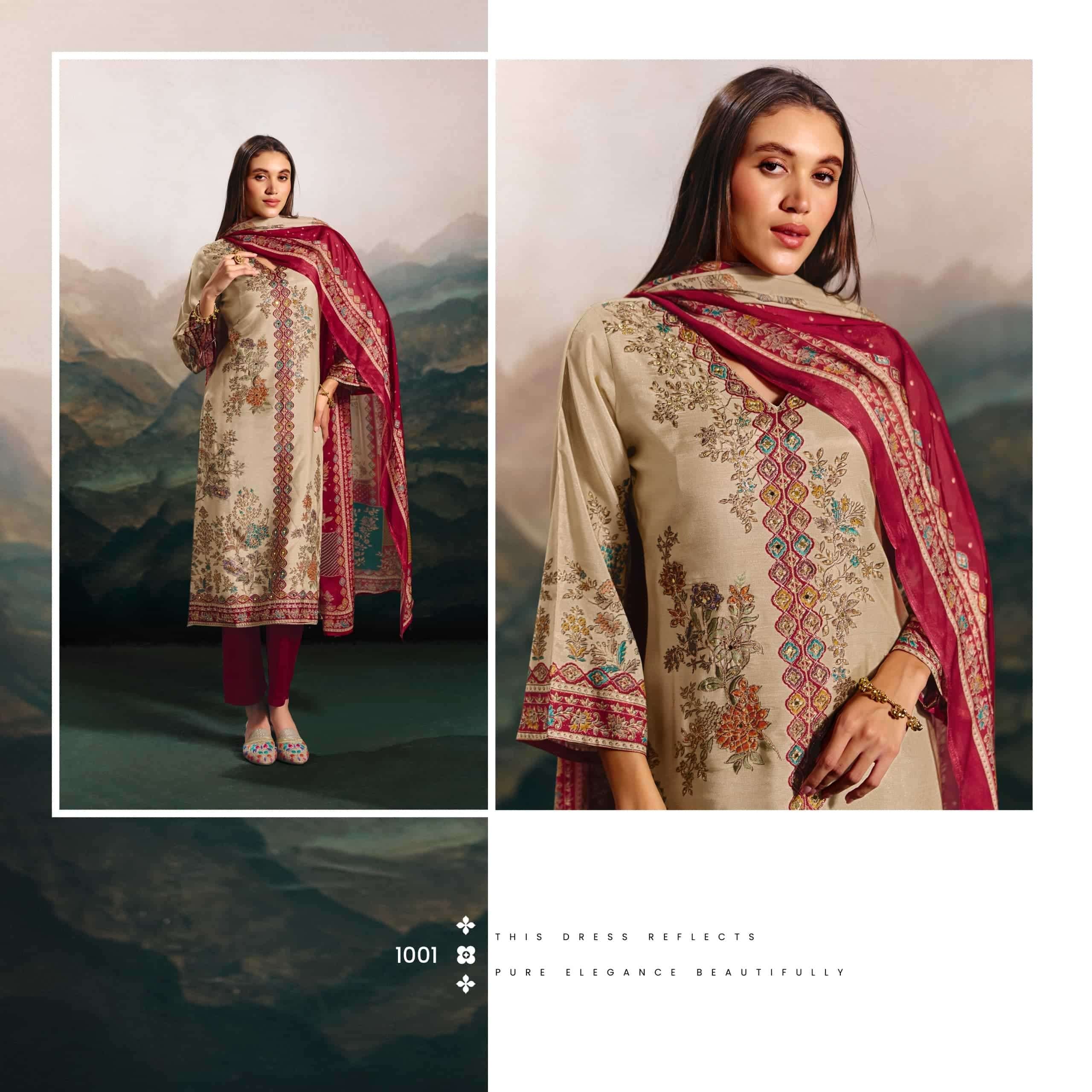 Rupali Fashion The Summer Princess Vol 3 Viscose Muslin Dress Material - Amrah Wholesale