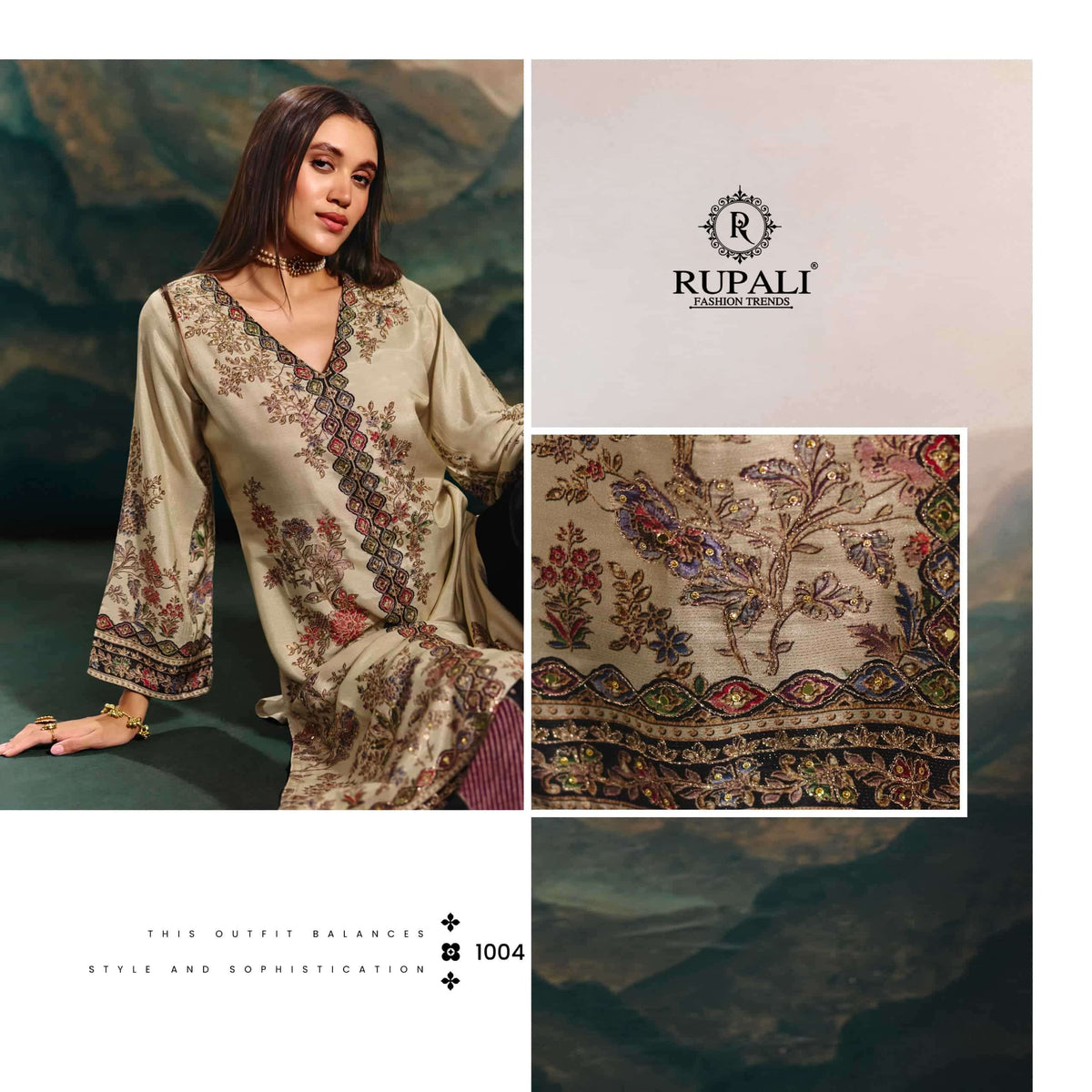 Rupali Fashion The Summer Princess Vol 3 Viscose Muslin Dress Material - Amrah Wholesale