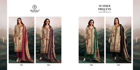Rupali Fashion The Summer Princess Vol 3 Viscose Muslin Dress Material - Amrah Wholesale