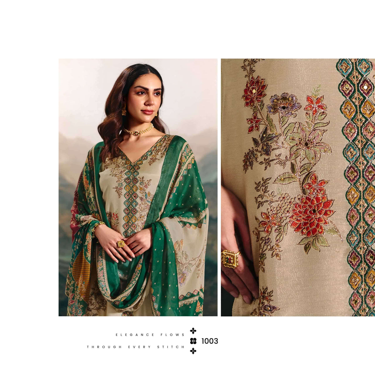 Rupali Fashion The Summer Princess Vol 3 Viscose Muslin Dress Material - Amrah Wholesale