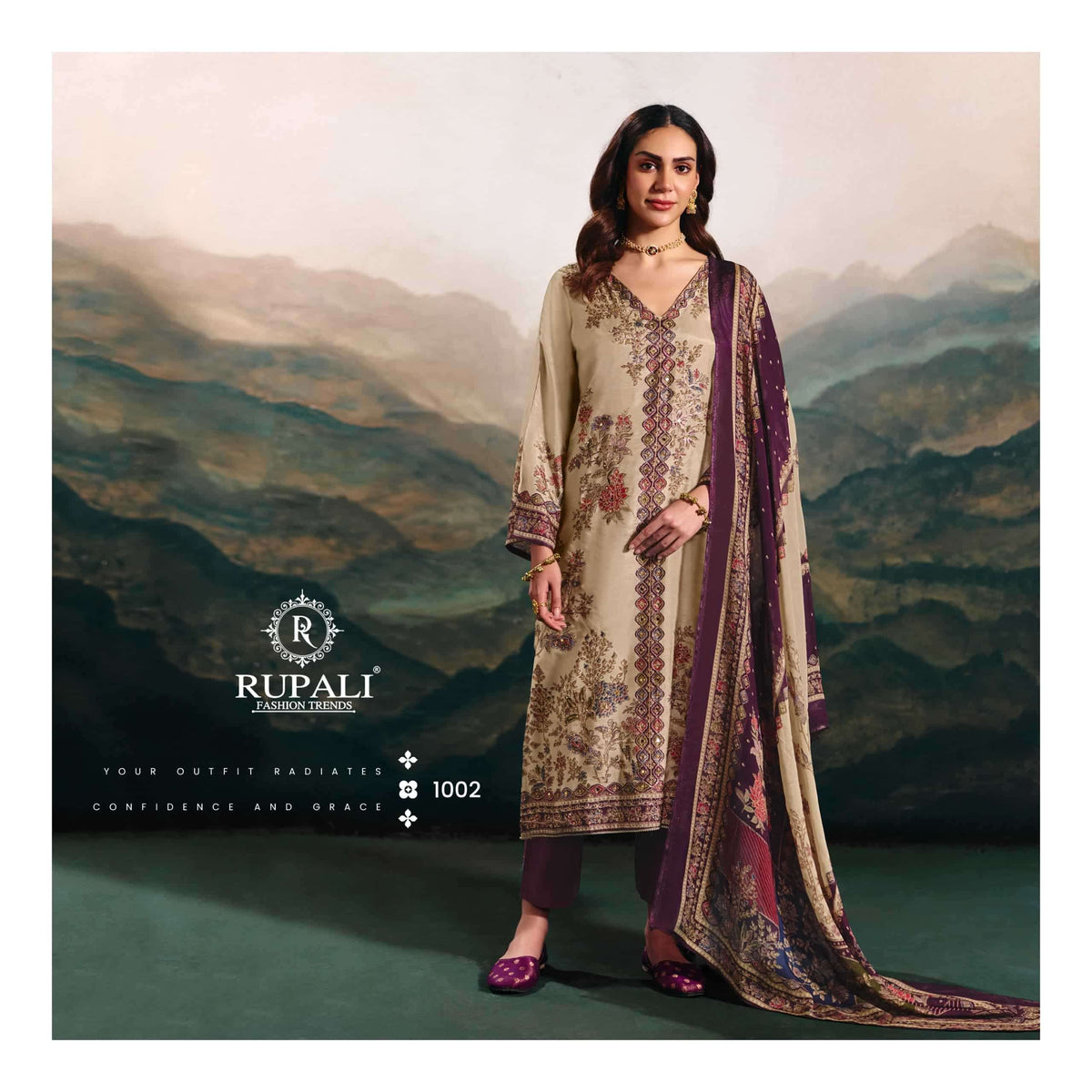 Rupali Fashion The Summer Princess Vol 3 Viscose Muslin Dress Material - Amrah Wholesale