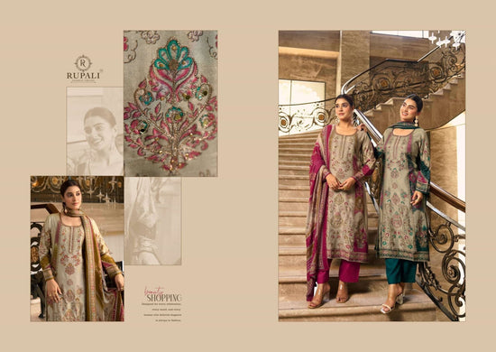 Rupali Fashion The Summer Princess Vol 5 Premium Viscose Muslin Dress Material - Amrah Wholesale