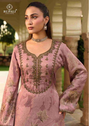 Rupali Fashion Tisya Viscose Gajji Jacquard Designer Dress Material