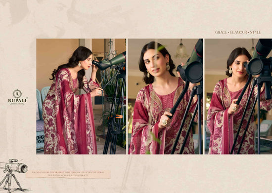 Rupali Fashion Gul Sitara Viscose Muslin Dress Material