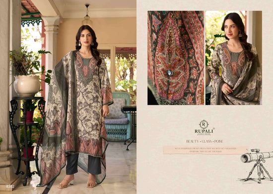 Rupali Fashion Gul Sitara Viscose Muslin Dress Material