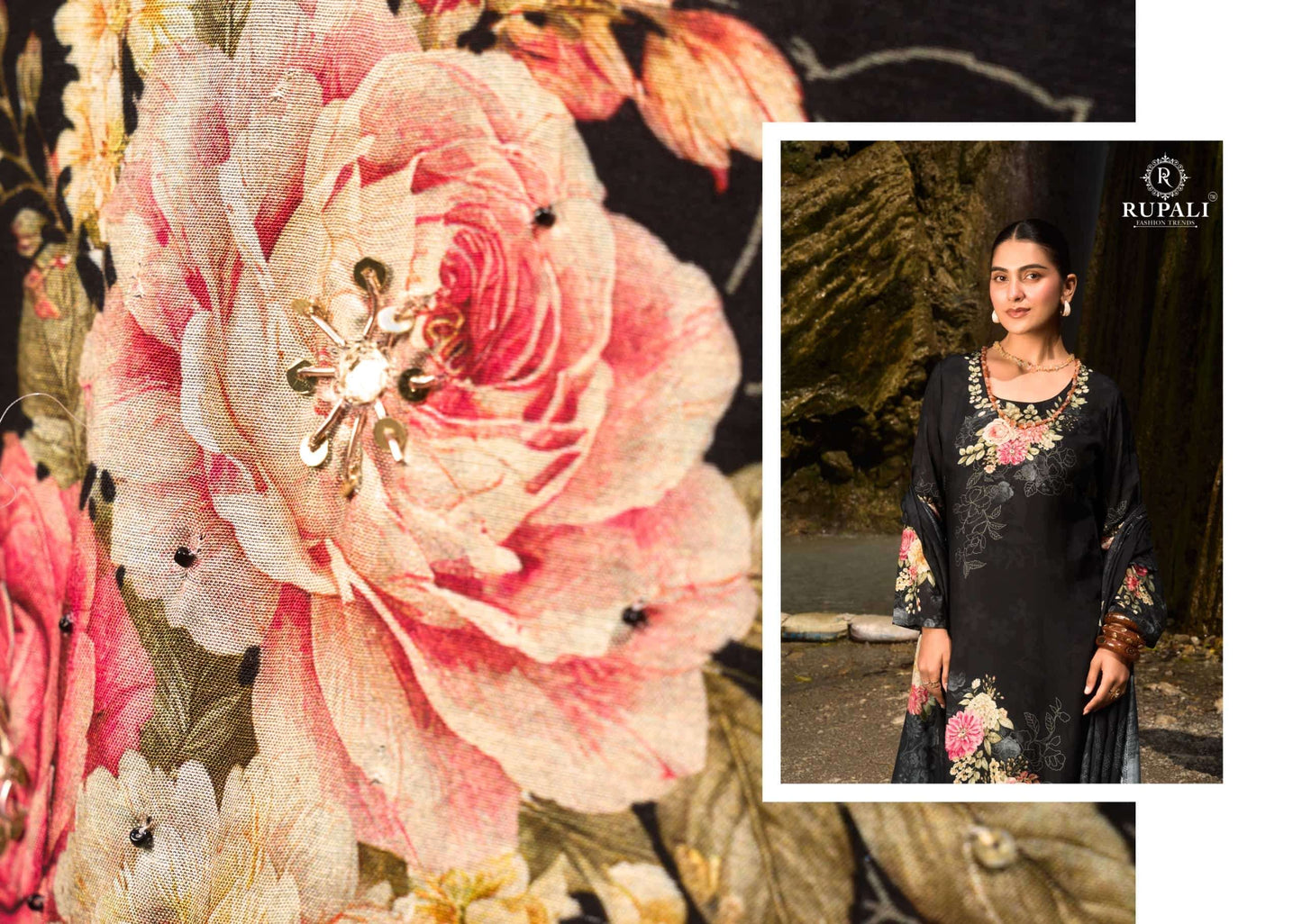 Rupali Fashion Lake View Muslin Digital Printed Dress Material