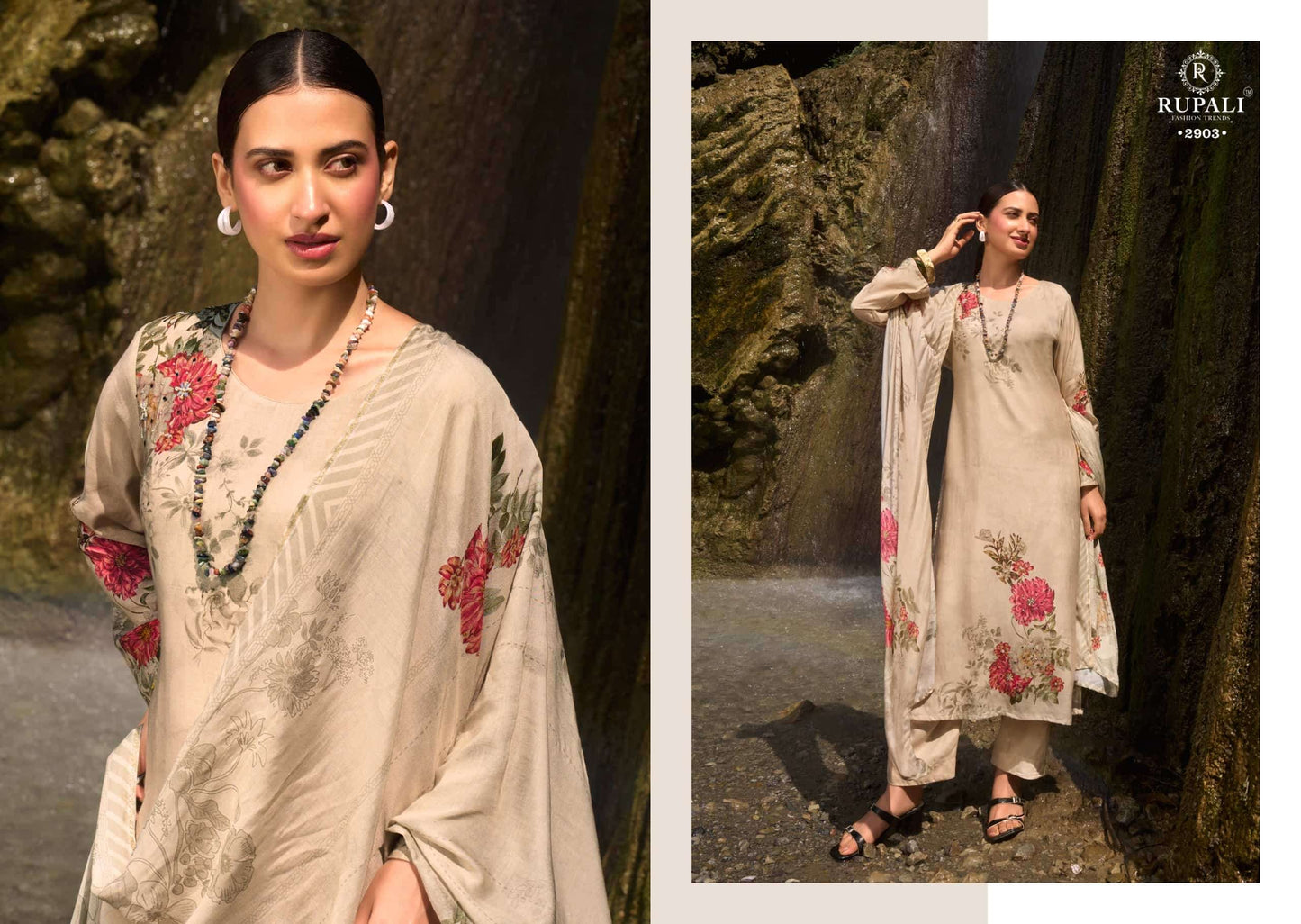 Rupali Fashion Lake View Muslin Digital Printed Dress Material