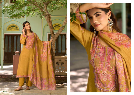 Rupali Fashion Laya Premium Muslin Dress Material