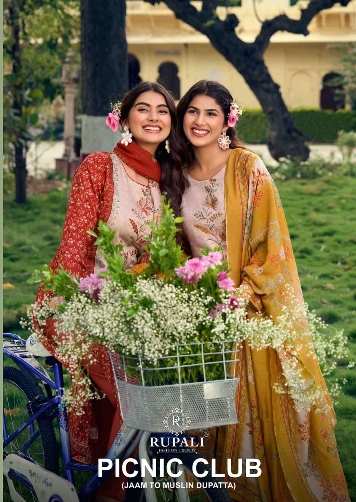 Rupali Fashion Picnic Club Jaam Satin Dress Material