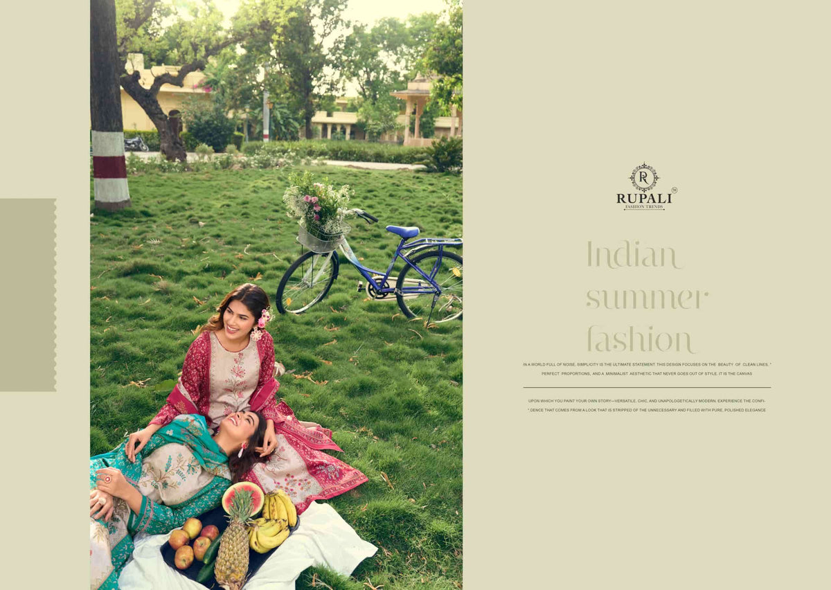 Rupali Fashion Picnic Club Jaam Satin Dress Material