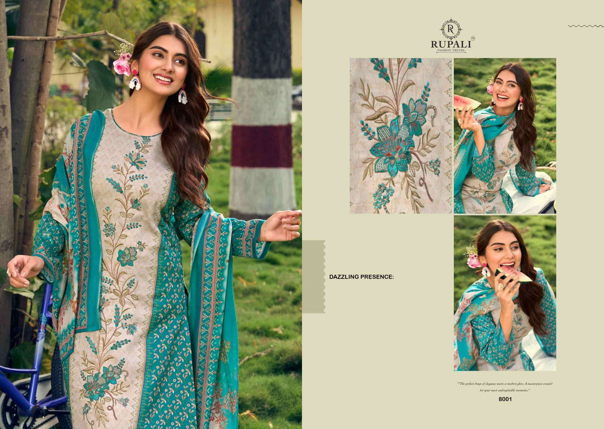 Rupali Fashion Picnic Club Jaam Satin Dress Material