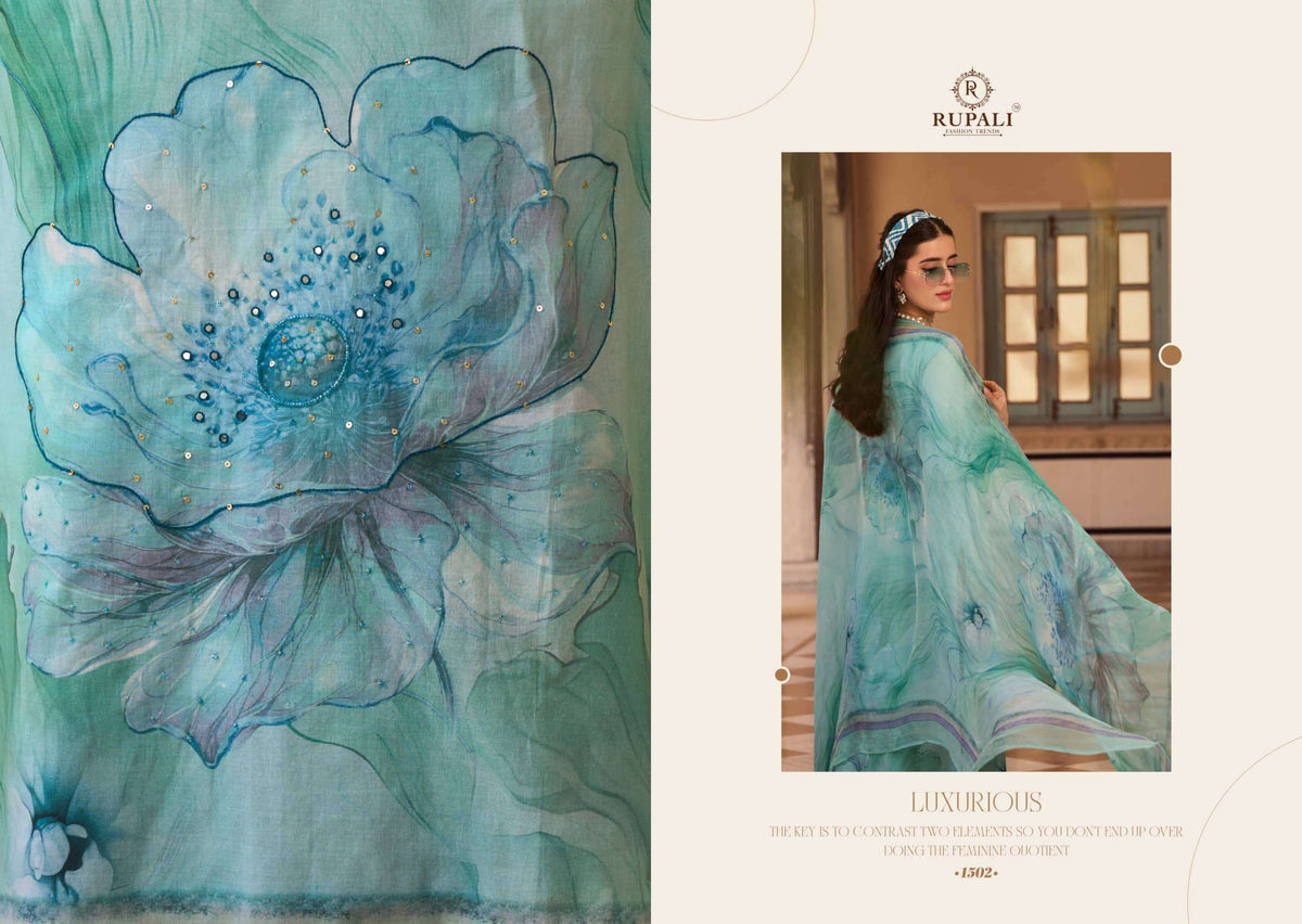 Rupali Traya Dress Material Wholesale Catalogue - Amrah Wholesale
