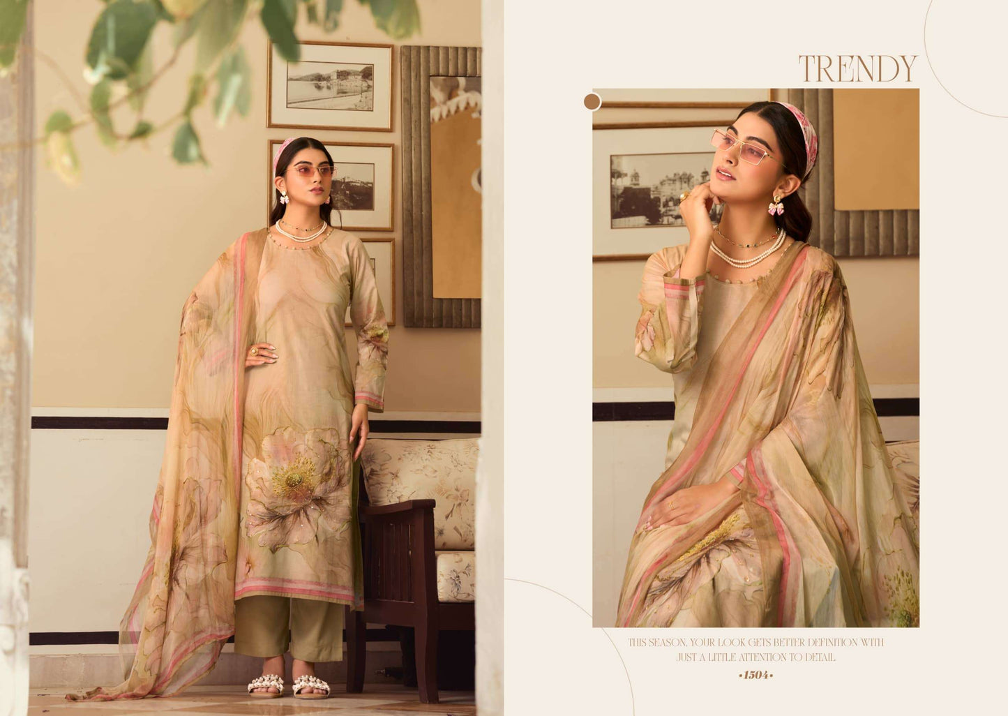 Rupali Traya Dress Material Wholesale Catalogue - Amrah Wholesale