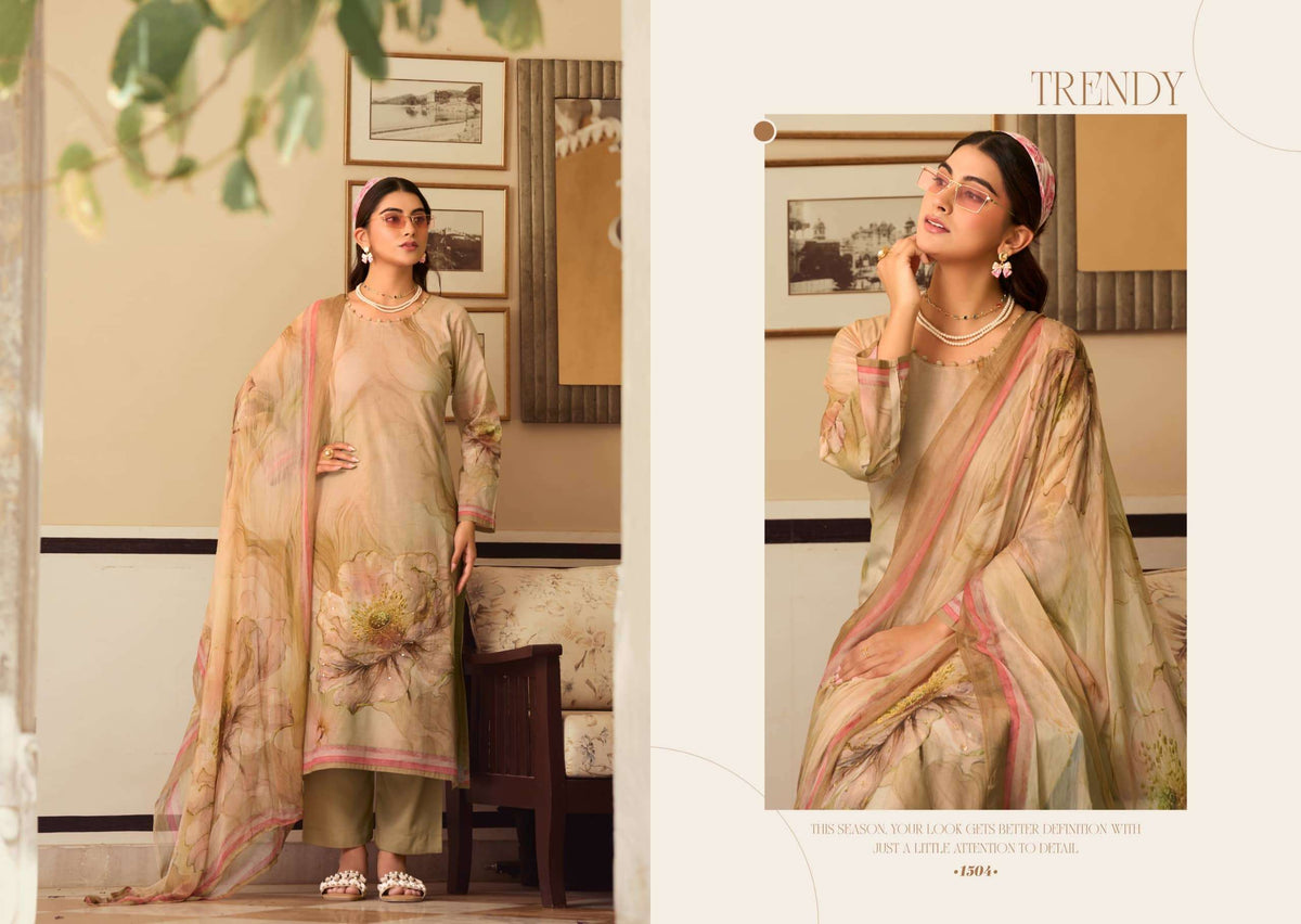 Rupali Traya Dress Material Wholesale Catalogue - Amrah Wholesale