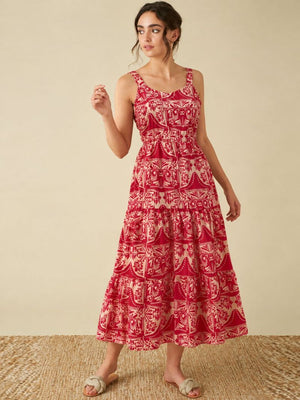 S 5123 Pink Rayon Floral Printed Kurti Collection