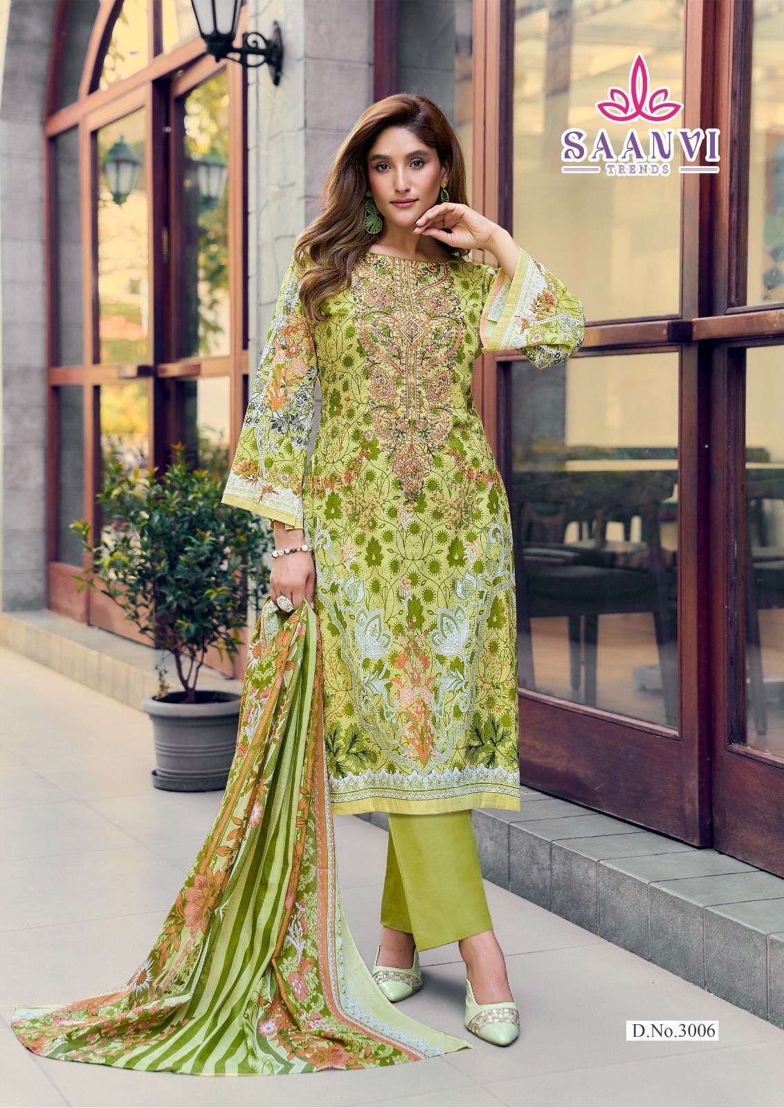 Saanvi Trendz Nusrat Vol - 03 Cotton Pakistani Suit - Amrah Wholesale