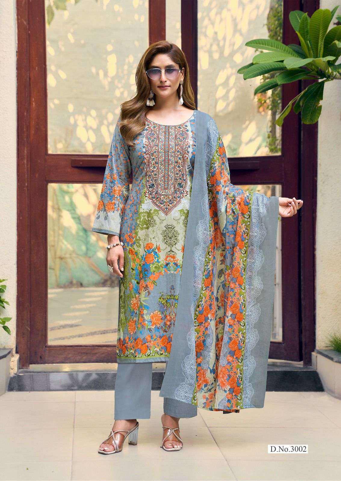 Saanvi Trendz Nusrat Vol - 03 Cotton Pakistani Suit - Amrah Wholesale