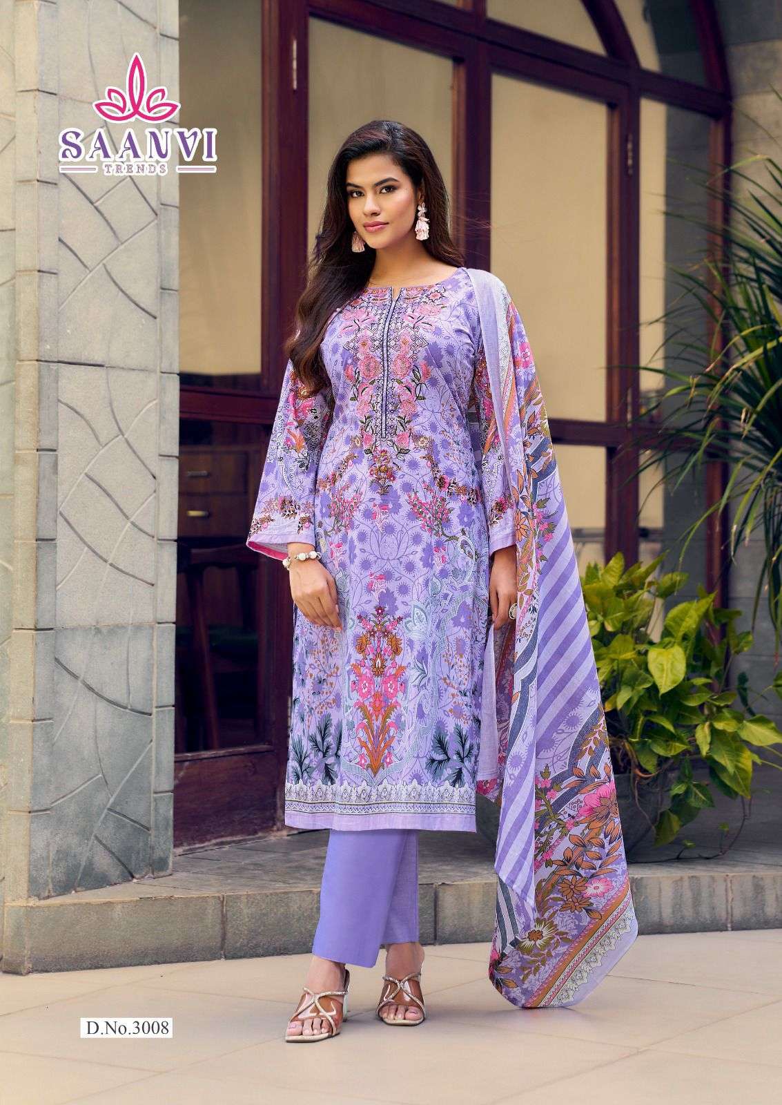 Saanvi Trendz Nusrat Vol - 03 Cotton Pakistani Suit - Amrah Wholesale