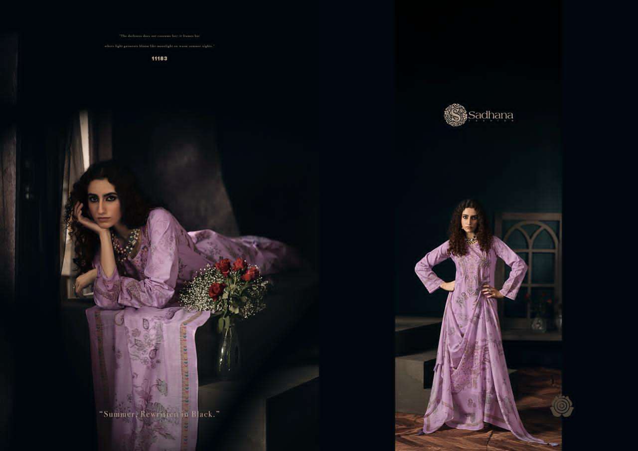 Sadhana Fashion Gulzar Vol 1 Pure Milanz Cotton Digital Printed Dress Material Wholesale Surat