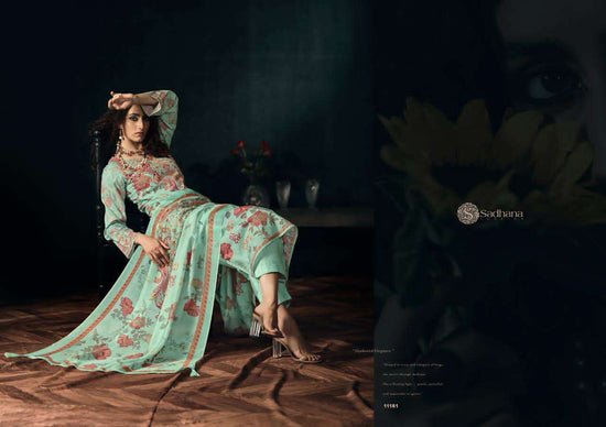 Sadhana Fashion Gulzar Vol 1 Pure Milanz Cotton Digital Printed Dress Material Wholesale Surat