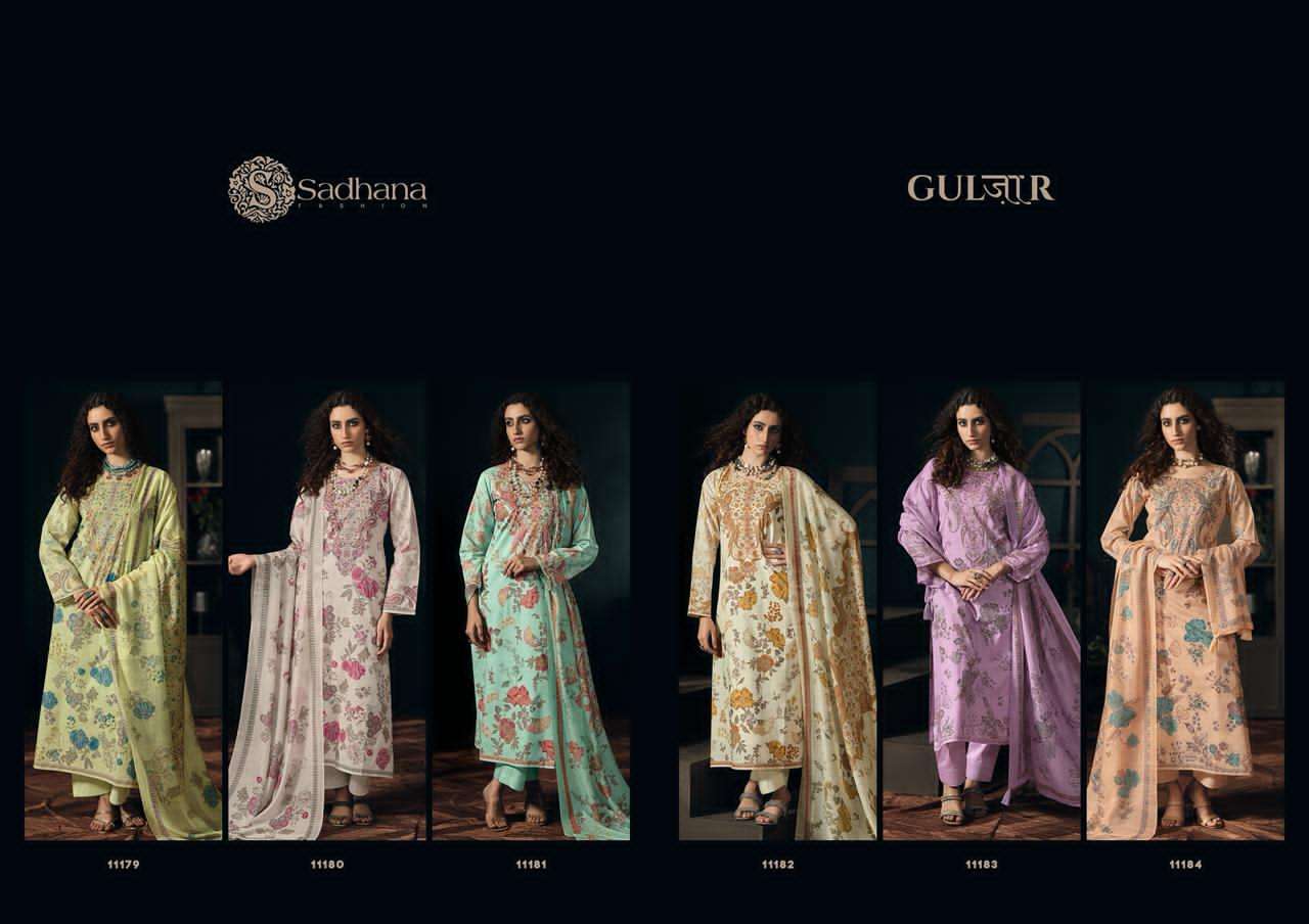 Sadhana Fashion Gulzar Vol 1 Pure Milanz Cotton Digital Printed Dress Material Wholesale Surat