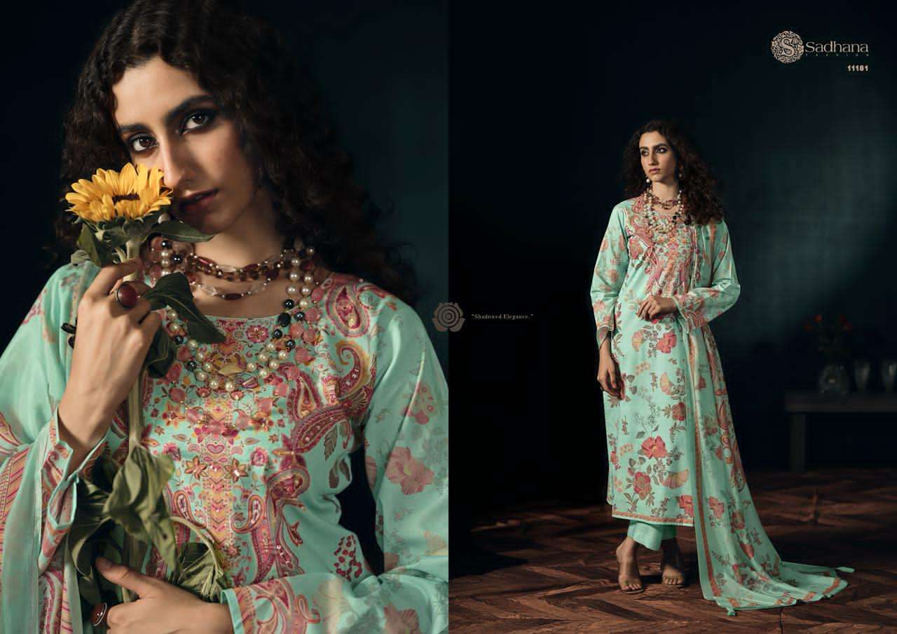 Sadhana Fashion Gulzar Vol 1 Pure Milanz Cotton Digital Printed Dress Material Wholesale Surat