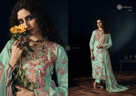 Sadhana Fashion Gulzar Vol 1 Pure Milanz Cotton Digital Printed Dress Material Wholesale Surat