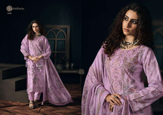 Sadhana Fashion Gulzar Vol 1 Pure Milanz Cotton Digital Printed Dress Material Wholesale Surat