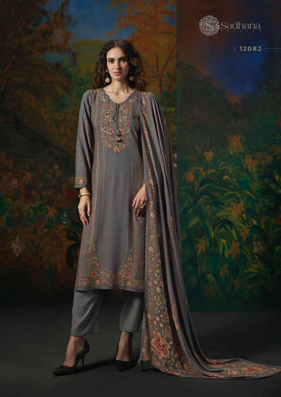 Sadhana Fashion Noor Pure Viscose Pashmina Digital Print Dress Material