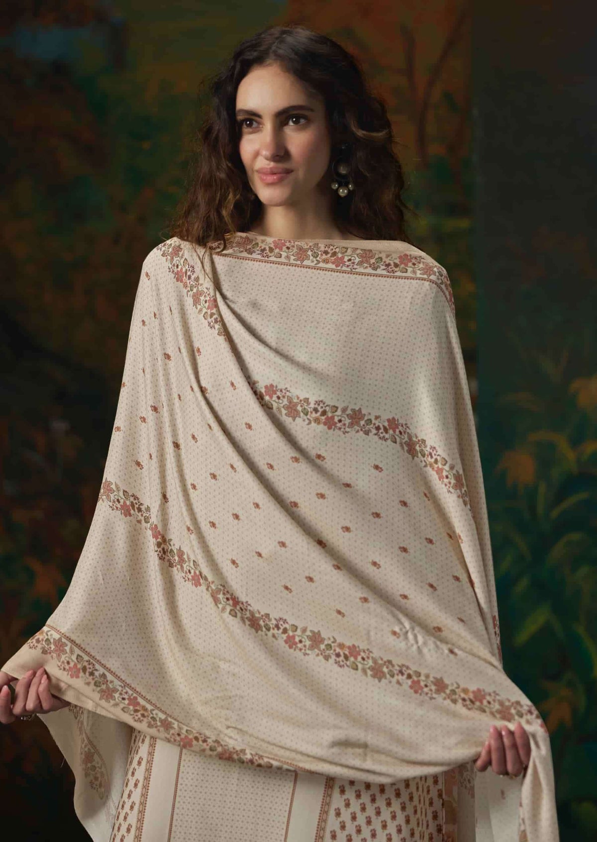 Sadhana Fashion Noor Pure Viscose Pashmina Digital Print Dress Material