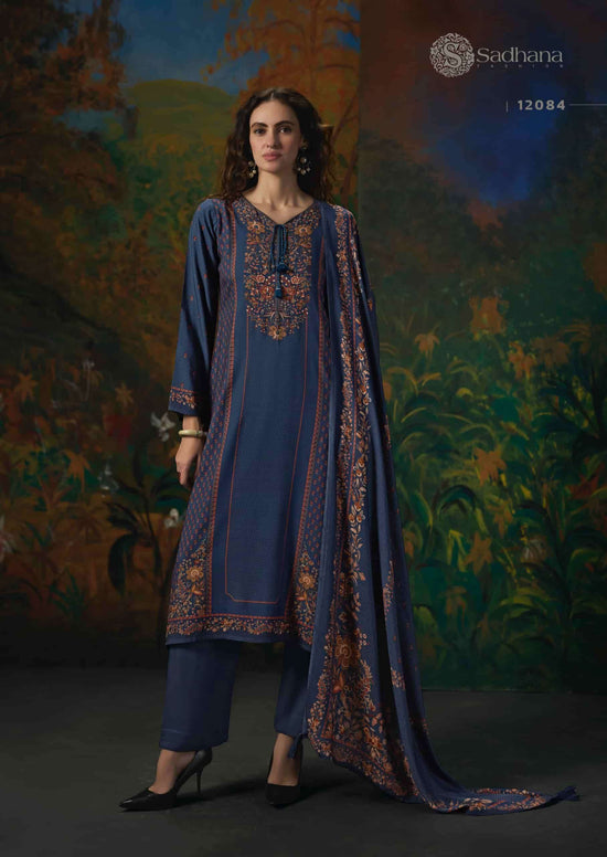 Sadhana Fashion Noor Pure Viscose Pashmina Digital Print Dress Material