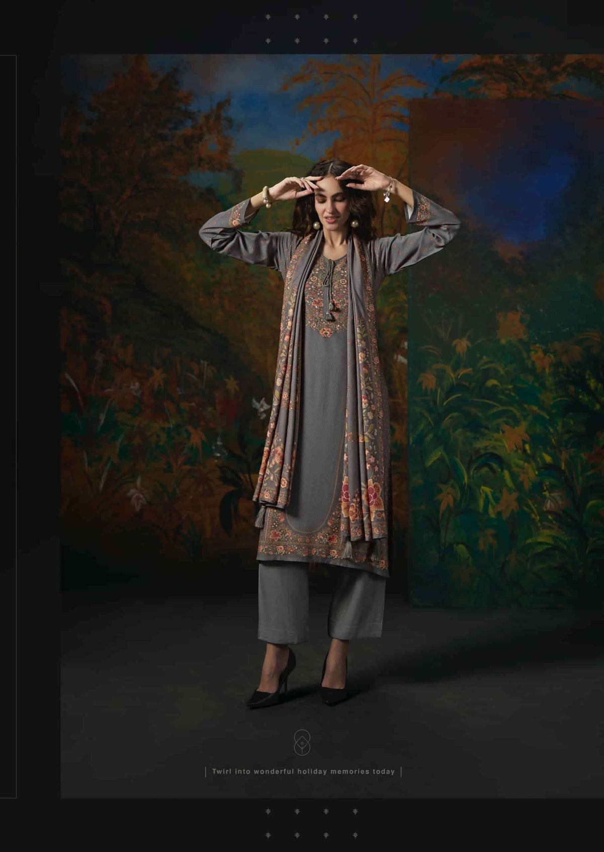 Sadhana Fashion Noor Pure Viscose Pashmina Digital Print Dress Material